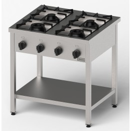 kuchnia gazowa, Gredil, skręcana, 800x700x850 mm, P 21 kW, G20/20 mbar | 976511  stalgast