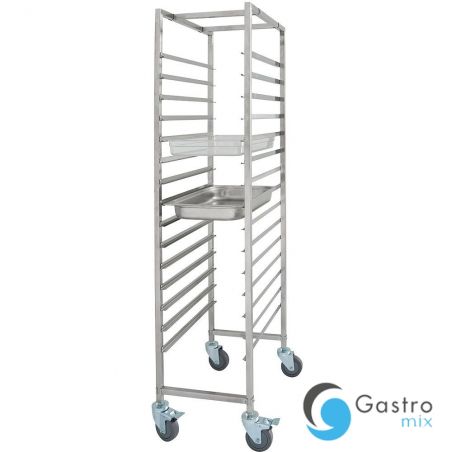 wózek transportowy ze stali nierdzewnej, Gredil, 15x GN 1/1 | 662115  stalgast 