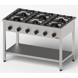 kuchnia gazowa, Gredil, skręcana, 1200x700x850 mm, P 33.5 kW, G20/20 mbar | 976611  stalgast