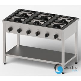 kuchnia gazowa, Gredil, skręcana, 1200x700x850 mm, P 33.5 kW, G20/20 mbar | 976611  stalgast