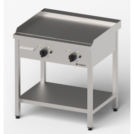 płyta grillowa elektryczna, gładko-ryflowana, Gredil, 800x700x850 mm, P 8.1 kW, U 400 V | 977313  stalgast