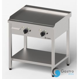 płyta grillowa elektryczna, gładko-ryflowana, Gredil, 800x700x850 mm, P 8.1 kW, U 400 V | 977313...