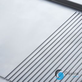  płyta grillowa elektryczna, gładko-ryflowana, Gredil, 800x700x850 mm, P 8.1 kW, U 400 V | 977313...