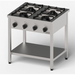 kuchnia gazowa, Gredil, skręcana, 800x700x850 mm, P 25 kW, G20/20 mbar | 976591  stalgast