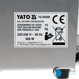  ZGRZEWARKA DO TACEK | YG-09280 yato