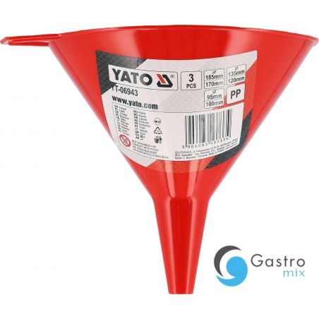 komplet LEJKÓW - 3 sztuki | YT-06943 