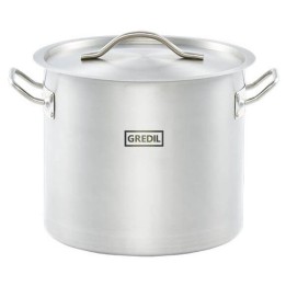 garnek wysoki z pokrywką, stalowy, Gredil, Ø 240 mm, V 9 l| 011245 STALGAST
