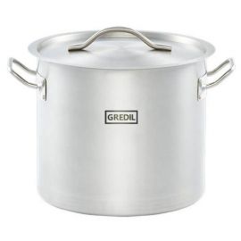 garnek wysoki z pokrywką, stalowy, Gredil, Ø 240 mm, V 9 l| 011245 STALGAST