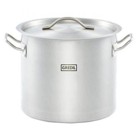 garnek wysoki z pokrywką, stalowy, Gredil, Ø 280 mm, V 15.4 l  011285 STALGAST 