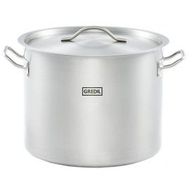 garnek wysoki z pokrywką, stalowy, Gredil, Ø 320 mm, V 20.9 l| 011325 STALGAST
