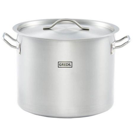 garnek wysoki z pokrywką, stalowy, Gredil, Ø 320 mm, V 20.9 l| 011325 STALGAST 