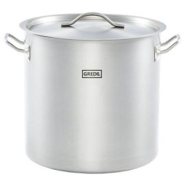 garnek wysoki z pokrywką, stalowy, Gredil, Ø 320 mm, V 25.7 l| 011345 STALGAST
