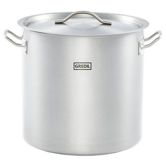 garnek wysoki z pokrywką, stalowy, Gredil, Ø 320 mm, V 25.7 l| 011345 STALGAST 