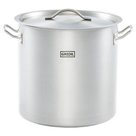 garnek wysoki z pokrywką, stalowy, Gredil, Ø 320 mm, V 25.7 l| 011345 STALGAST 