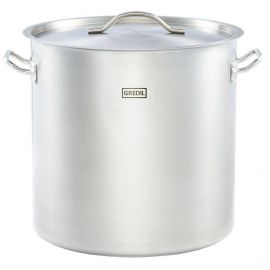 garnek wysoki z pokrywką, stalowy, Gredil, Ø 400 mm, V 50.3 l| 011405 STALGAST