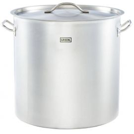 garnek wysoki 71.6 l  z pokrywką, stalowy, Gredil, Ø 450 mm| 011455 STALGAST