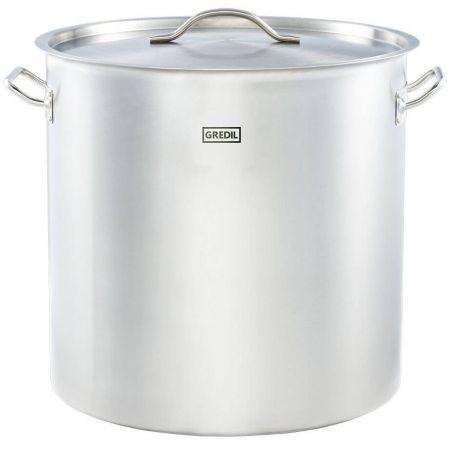 garnek wysoki 71.6 l  z pokrywką, stalowy, Gredil, Ø 450 mm| 011455 STALGAST 