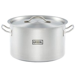 garnek średni  V 11.1 l  z pokrywką, stalowy, Gredil  Ø 280 mm| 012285 STALGAST