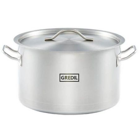 garnek średni  V 11.1 l  z pokrywką, stalowy, Gredil  Ø 280 mm| 012285 STALGAST 