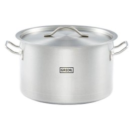 garnek średni V 16.1 l   z pokrywką, stalowy, Gredil Ø 320 mm| 012325 STALGAST