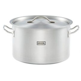 garnek średni V 16.1 l   z pokrywką, stalowy, Gredil Ø 320 mm| 012325 STALGAST