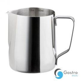 dzbanek V 0.35 l stalowy do spieniania mleka z miarką | 372037  stalgast