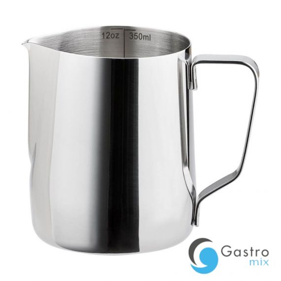 dzbanek V 0.35 l stalowy do spieniania mleka z miarką | 372037  stalgast 