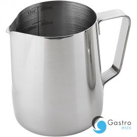 dzbanek V 0.35 l stalowy do spieniania mleka z miarką | 372037  stalgast