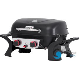 GRILL GAZOWY PRZENOŚNY YAKE,2 PALNIK 5KW  | YG-20005 yato