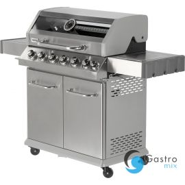 Grill gazowy  6+1 INOX 20,5KW,Z SZYBĄ  | YG-20016 yato