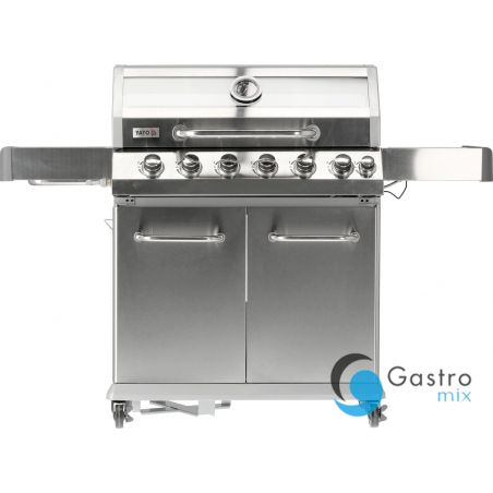 Grill gazowy  6+1 INOX 20,5KW,Z SZYBĄ  | YG-20016 yato 