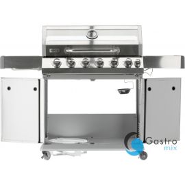  Grill gazowy  6+1 INOX 20,5KW,Z SZYBĄ  | YG-20016 yato