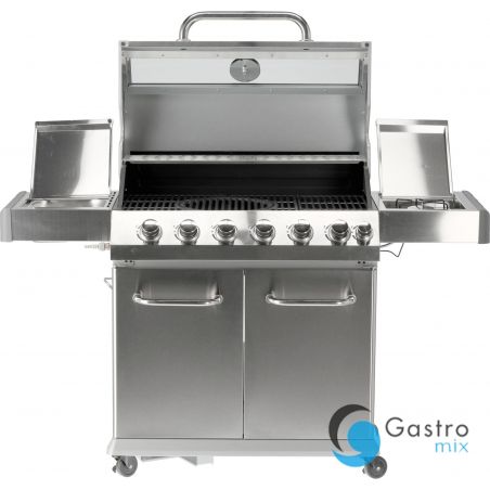 Grill gazowy  6+1 INOX 20,5KW,Z SZYBĄ  | YG-20016 yato 