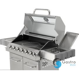  Grill gazowy  6+1 INOX 20,5KW,Z SZYBĄ  | YG-20016 yato