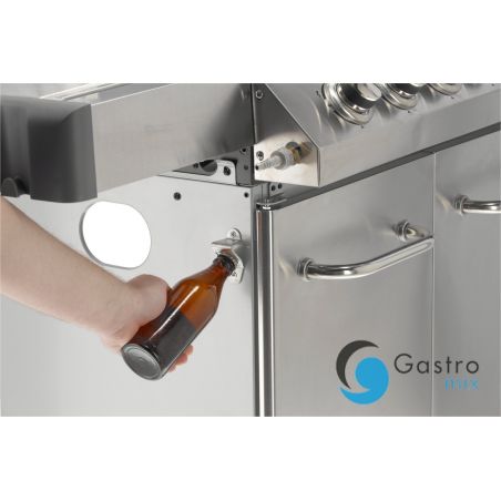 Grill gazowy  6+1 INOX 20,5KW,Z SZYBĄ  | YG-20016 yato 