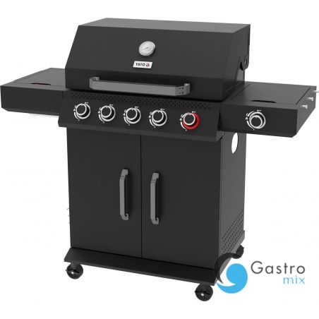 GRILL GAZOWY YATO 5+1 19KW CZARNY | YG-20031 yato 