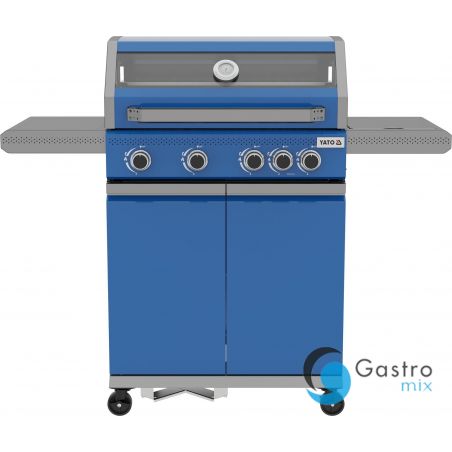 grill gazowy  OKAYA  4+1, 14,5KW, NIEBIESKI  | YG-20033 yato 