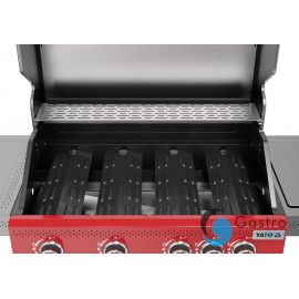  grill gazowy OKAYA 4+1, 14,5KW, CZERWONY | YG-20034 yato