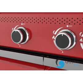  grill gazowy OKAYA 4+1, 14,5KW, CZERWONY | YG-20034 yato