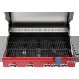  grill gazowy OKAYA 4+1, 14,5KW, CZERWONY | YG-20034 yato