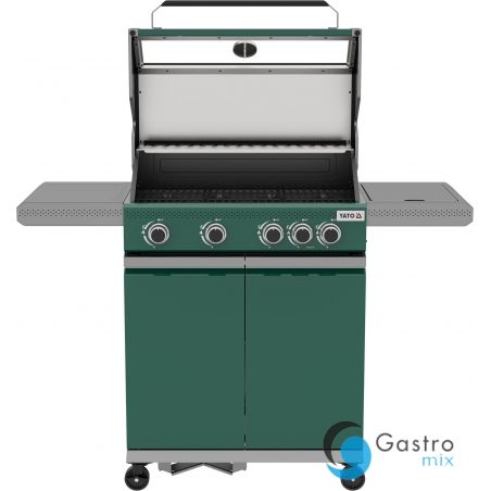 grill gazowy OKAYA 4+1, 14,5KW, ZIELONY | YG-20035 yato 