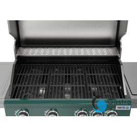  grill gazowy OKAYA 4+1, 14,5KW, ZIELONY | YG-20035 yato