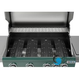  grill gazowy OKAYA 4+1, 14,5KW, ZIELONY | YG-20035 yato
