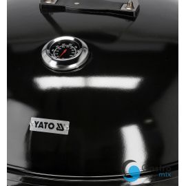  GRILL WĘGLOWY OKRĄGŁY 54CM CZARNY | YG-20300 yato