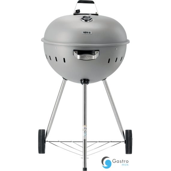 GRILL WĘGLOWY OKRĄGŁY 54CM SZARY  | YG-20301 yato 