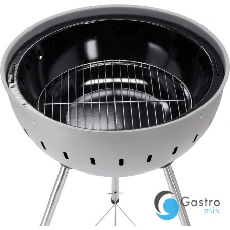 GRILL WĘGLOWY OKRĄGŁY 54CM SZARY  | YG-20301 yato 