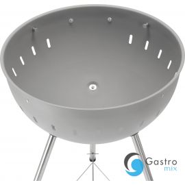  GRILL WĘGLOWY OKRĄGŁY 54CM SZARY  | YG-20301 yato
