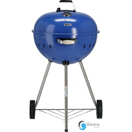 GRILL WĘGLOWY OKRĄGŁY 54CM NIEBIESKI  | YG-20302 yato 