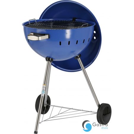 GRILL WĘGLOWY OKRĄGŁY 54CM NIEBIESKI  | YG-20302 yato 