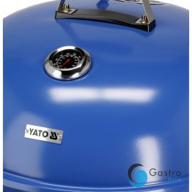  GRILL WĘGLOWY OKRĄGŁY 54CM NIEBIESKI  | YG-20302 yato